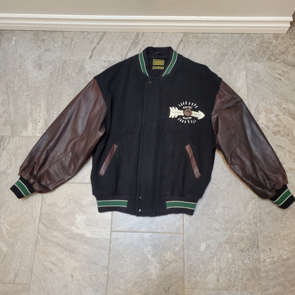 Vintage Glacier Bear Evergreen Limited Edition Varsity Letterman